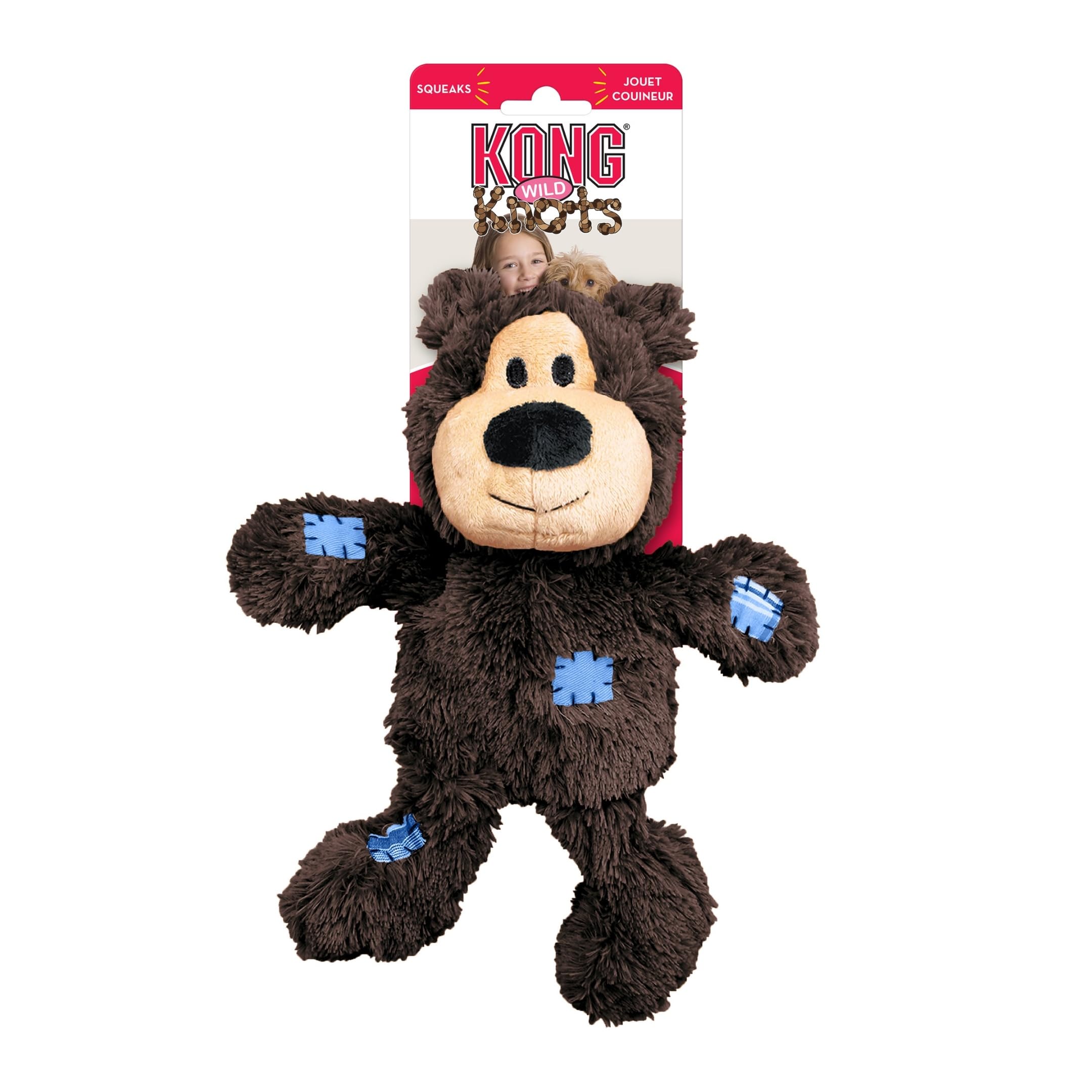 KONG Wild Knots Bears: intuitif et facile à nettoyer