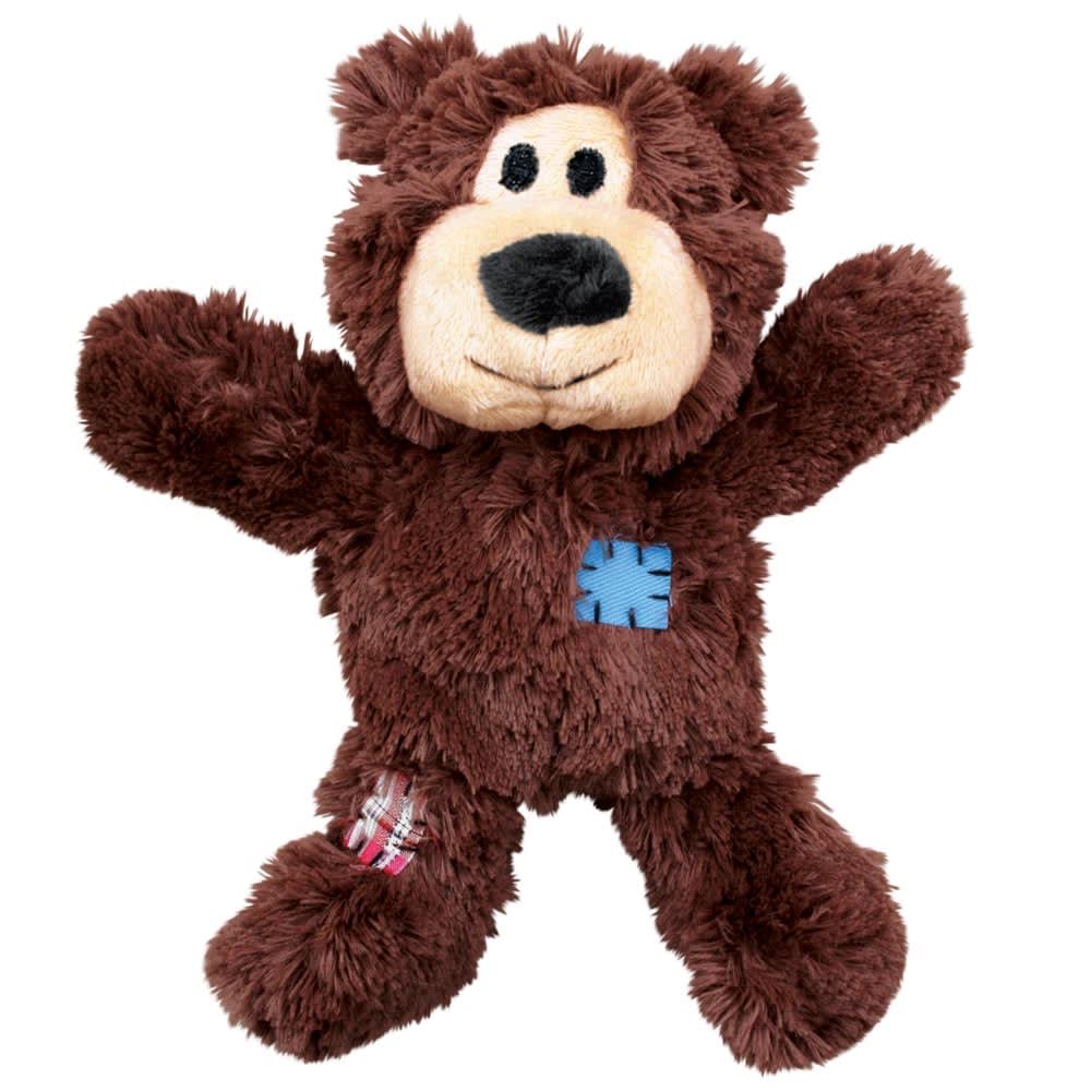 KONG Wild Knots Bears, détail intérieur et surface peluche.