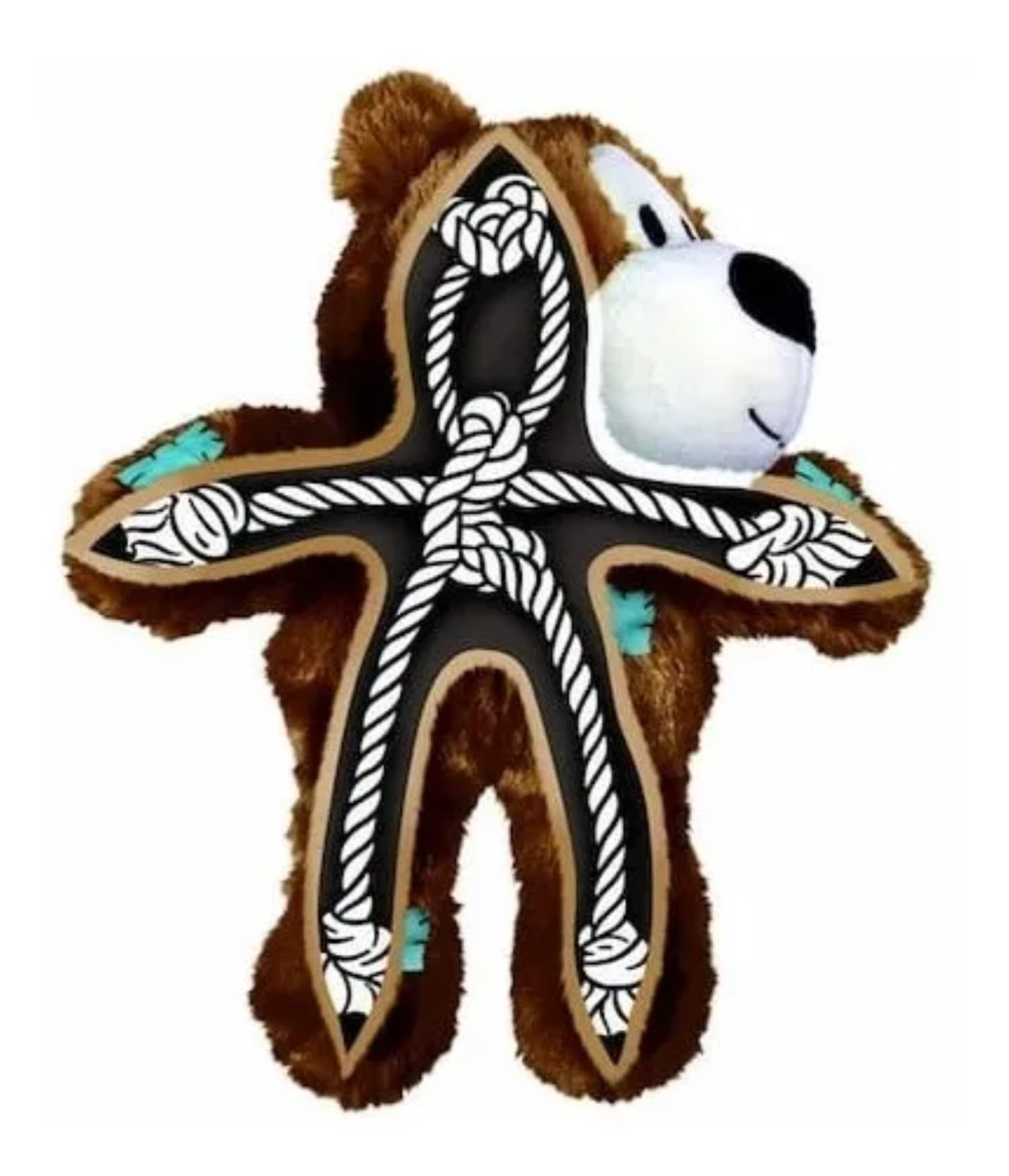 KONG Wild Knots Bears, intérieur corde nouée renforcée pour durabilité.
