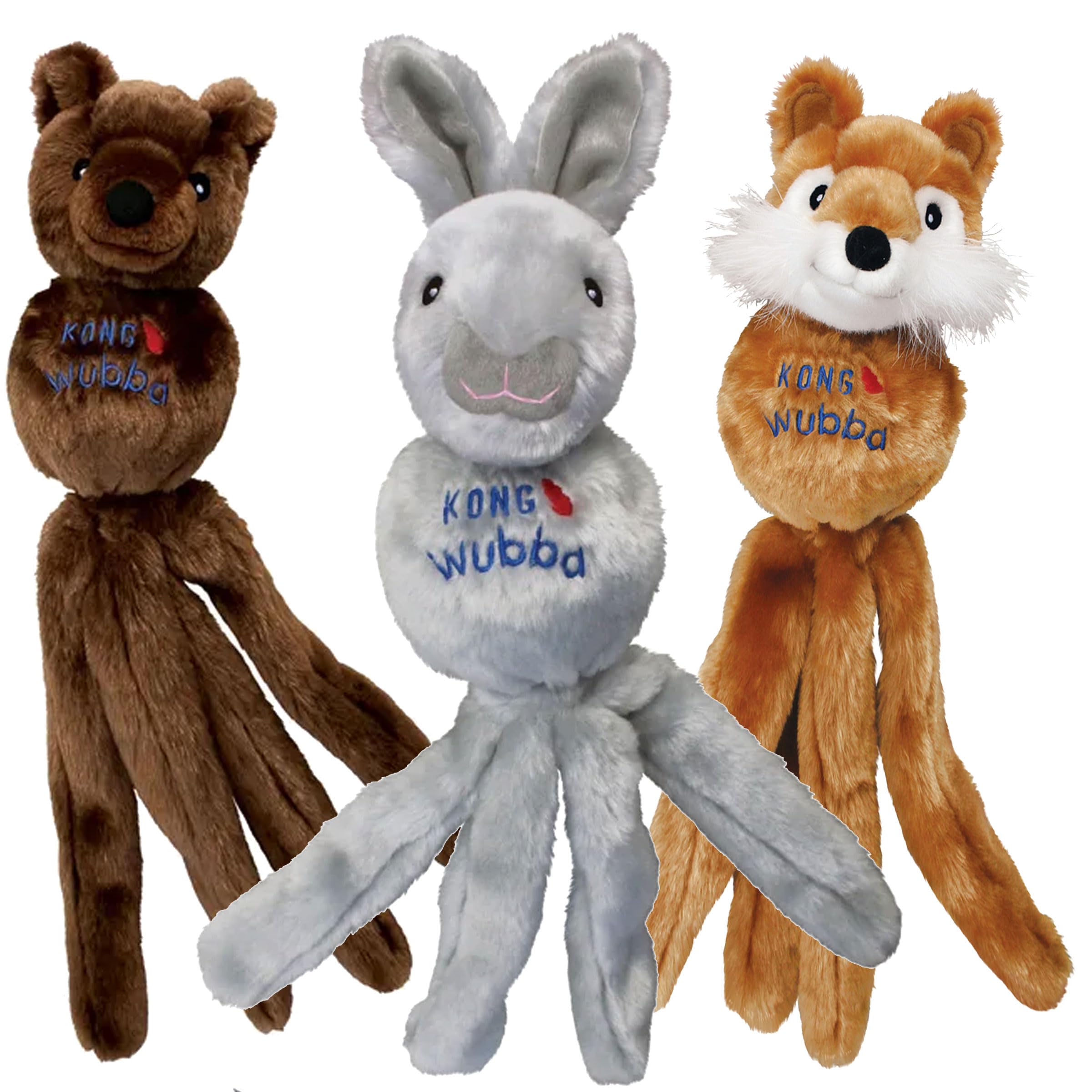 KONG Wubba Friend renard interactif, idéal pour tirer et s'amuser en intérieur