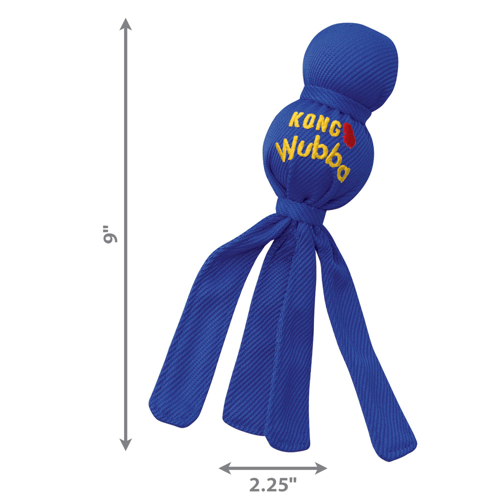 KONG Wubba: longues queues bougent pour secouer et tordre.