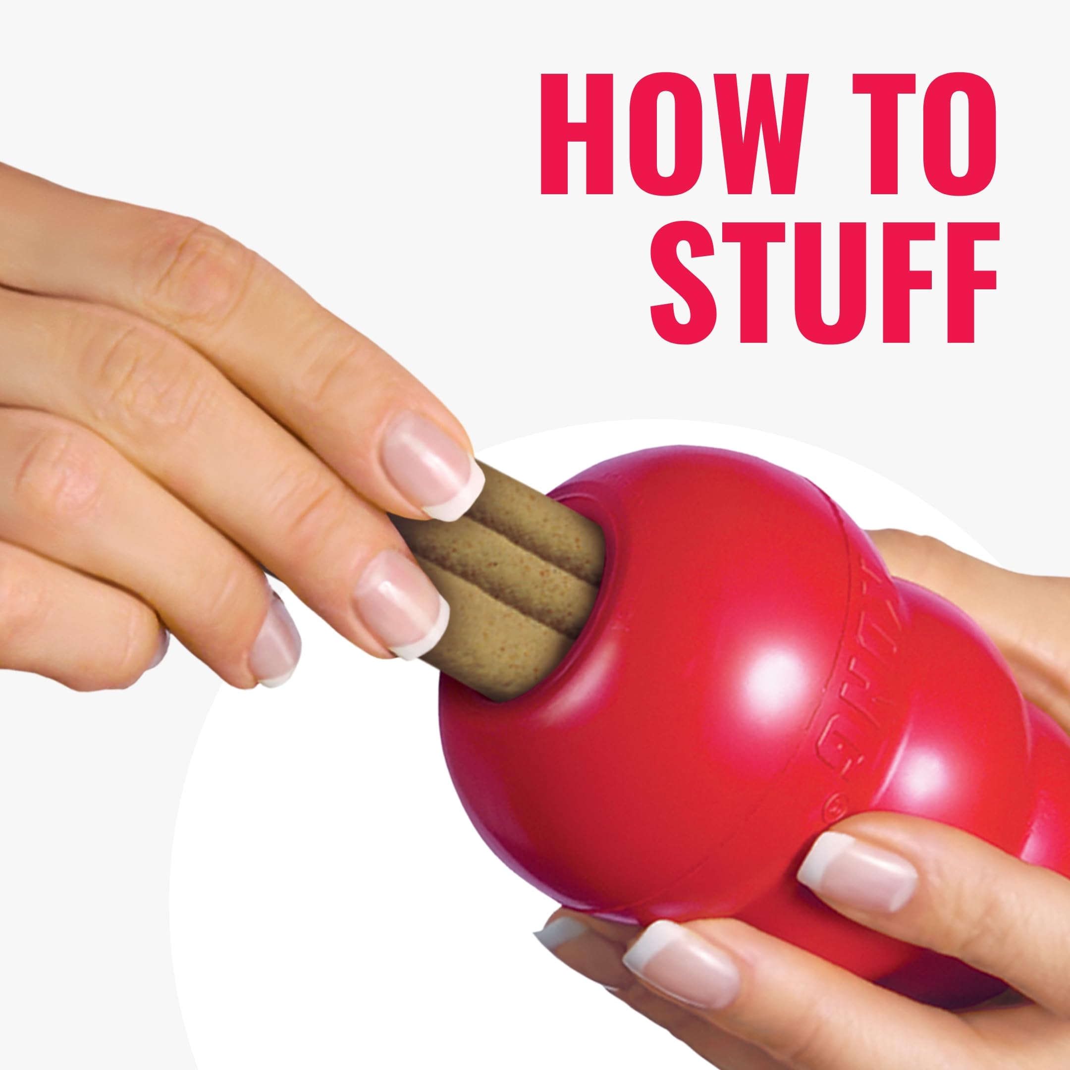KONG Ziggies poulet, friandises savoureuses qui favorisent la mastication.