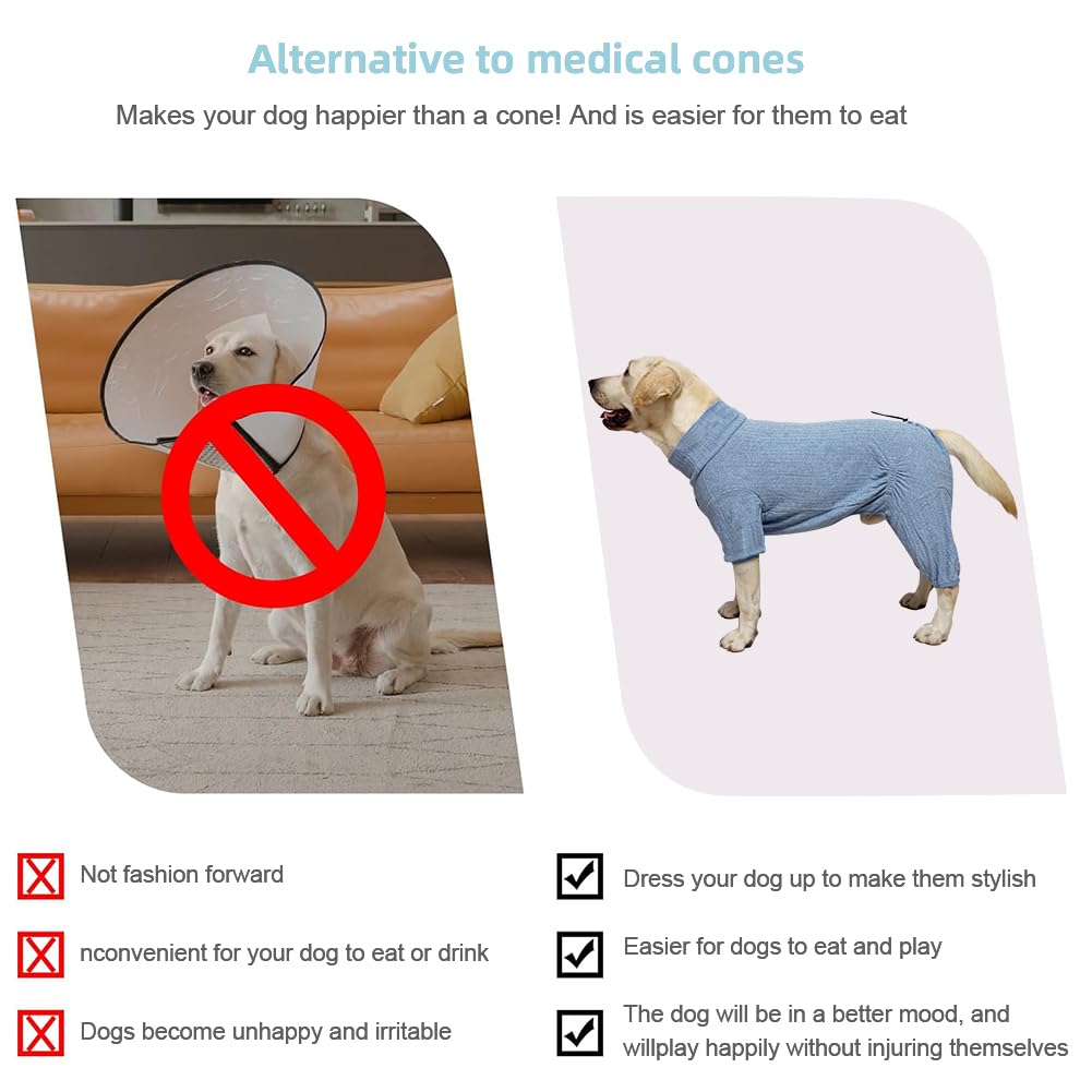 KOOGAL pyjama chien bleu – ouverture facile, mise en place rapide.