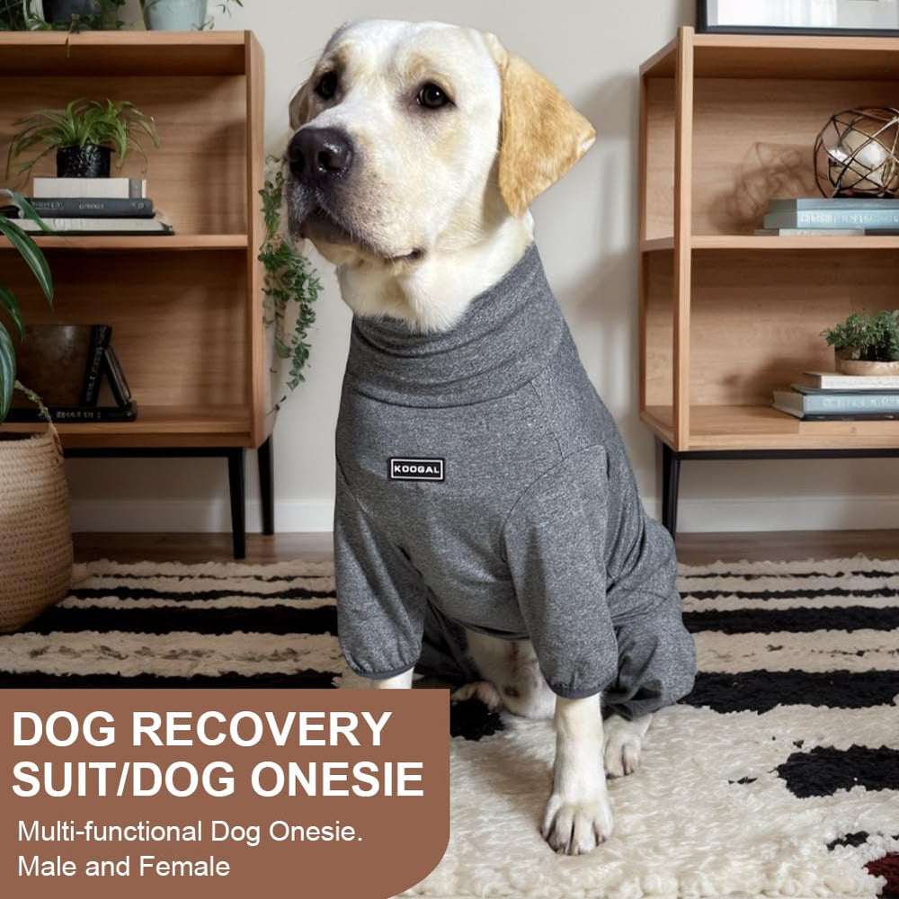 KOOGAL Pyjamas pour chien, entretien facile gris 4XL, lavage pratique.