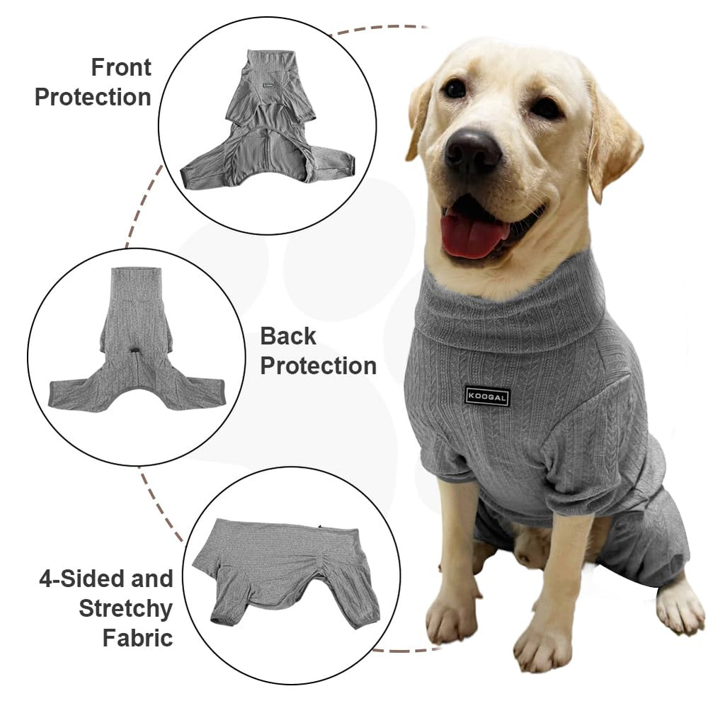 KOOGAL pyjama chien gris 4XL, confort quotidien à la maison.