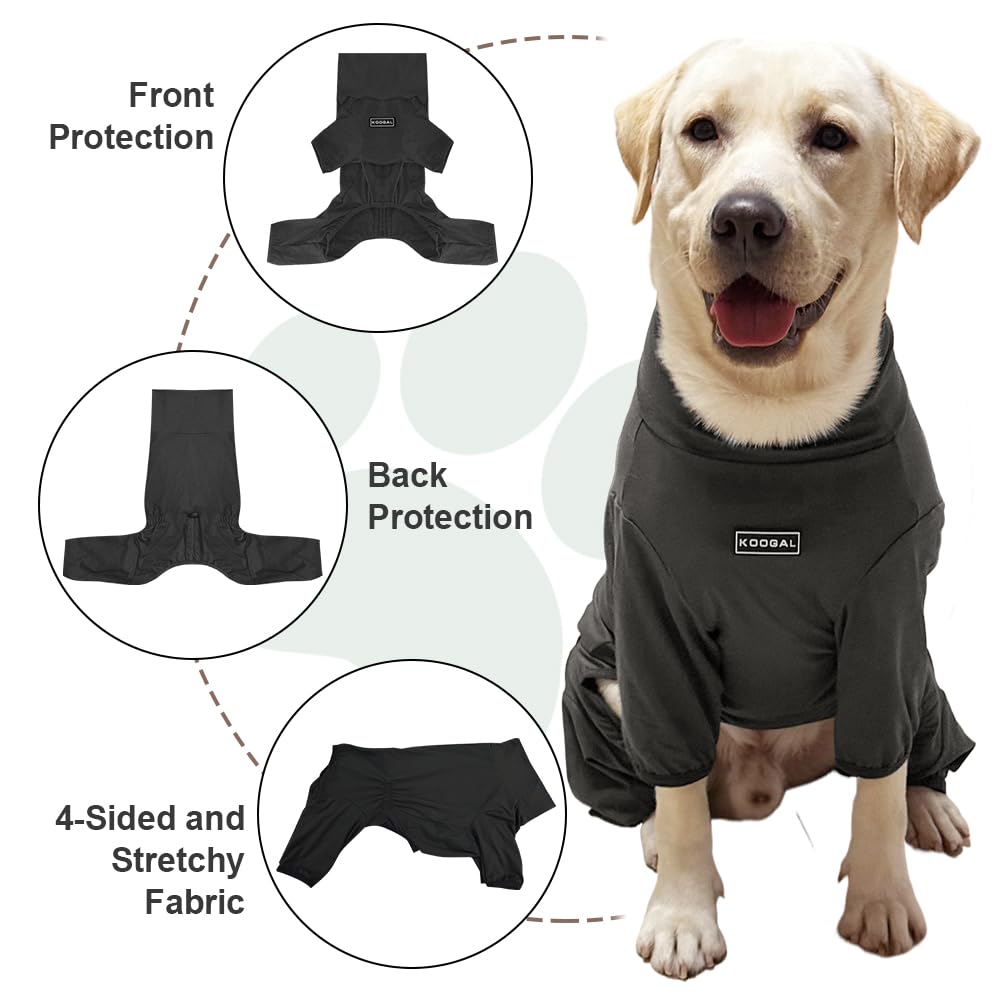 KOOGAL Pyjama Chien – protection contre griffures et léchage pendant le repos.