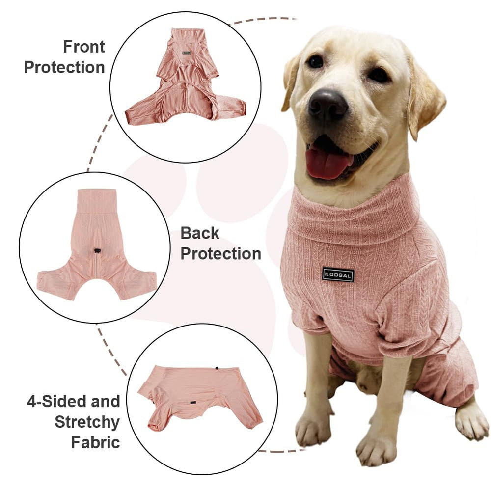 KOOGAL pyjama chien rose 6XL enfilage facile et pratique.