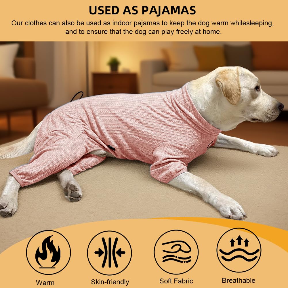 KOOGAL pyjama chien rose 6XL matière extensible et confortable.