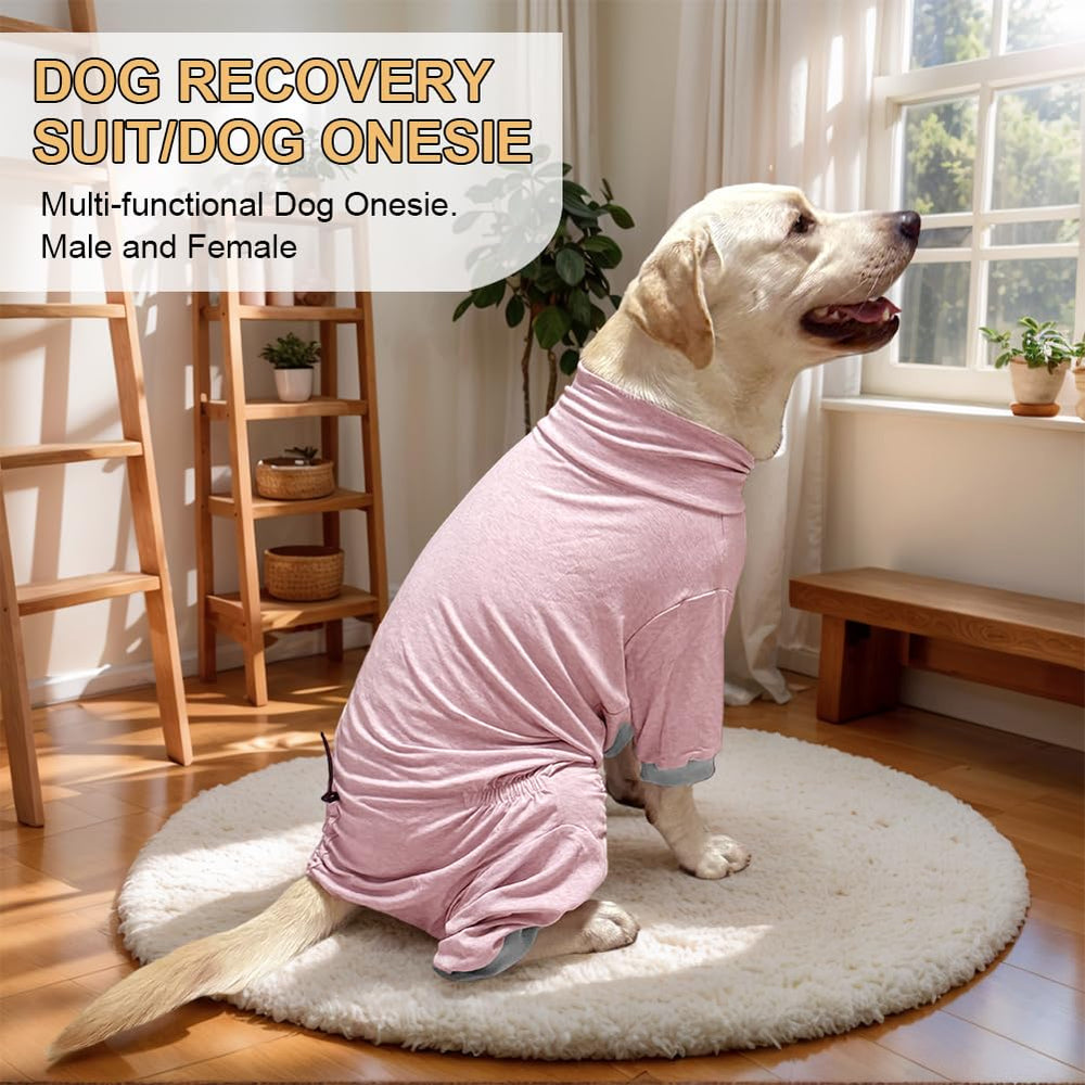 KOOGAL Pyjamas chien routine post-chirurgie facilitée par jumpsuit.