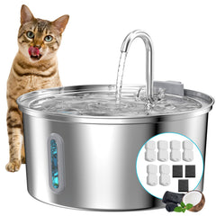 KOOGMOON fontaine chat avant vue, accès eau pratique.