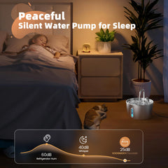 Pompe ultra silencieuse KoogMoon, fonctionnement discret pendant la nuit