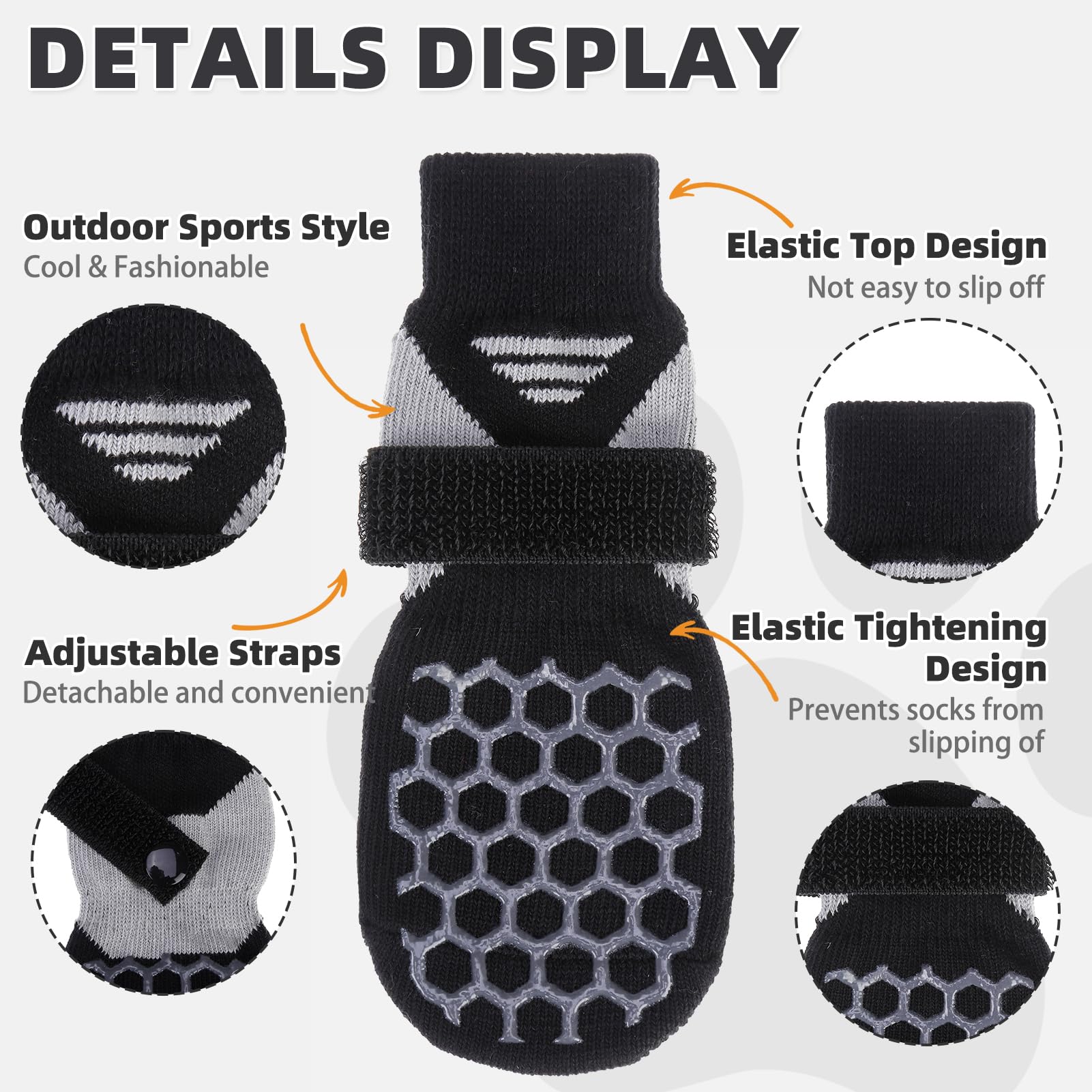 KOOLTAIL chaussettes-chien lavage-facile: faciles à entretenir