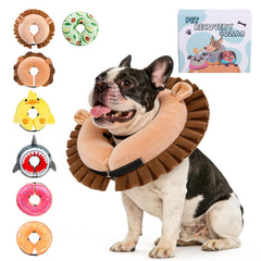 KOOLTAIL collier gonflable conique, vue frontale, confort et sécurité pendant la récupération.