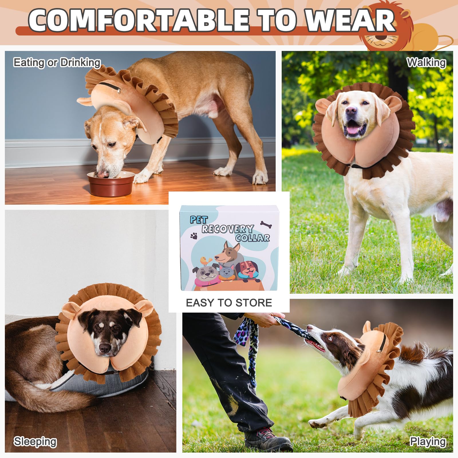 KOOLTAIL collier gonflable peut aussi servir de coussin de cou confortable.