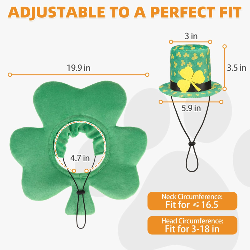 KOOLTAIL chapeau irlandais sur chien, sécurité et style pour fêtes