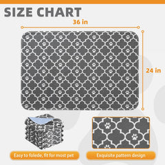 KOOLTAIL tapis d’apprentissage absorption rapide protège le sol et les odeurs