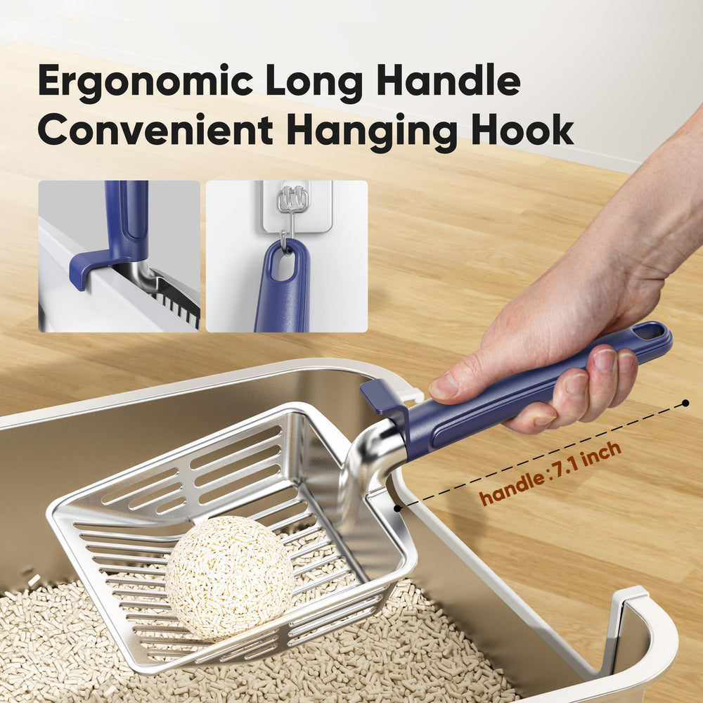 Manche ergonomique long de 6,1 pouces pour moins d'effort.