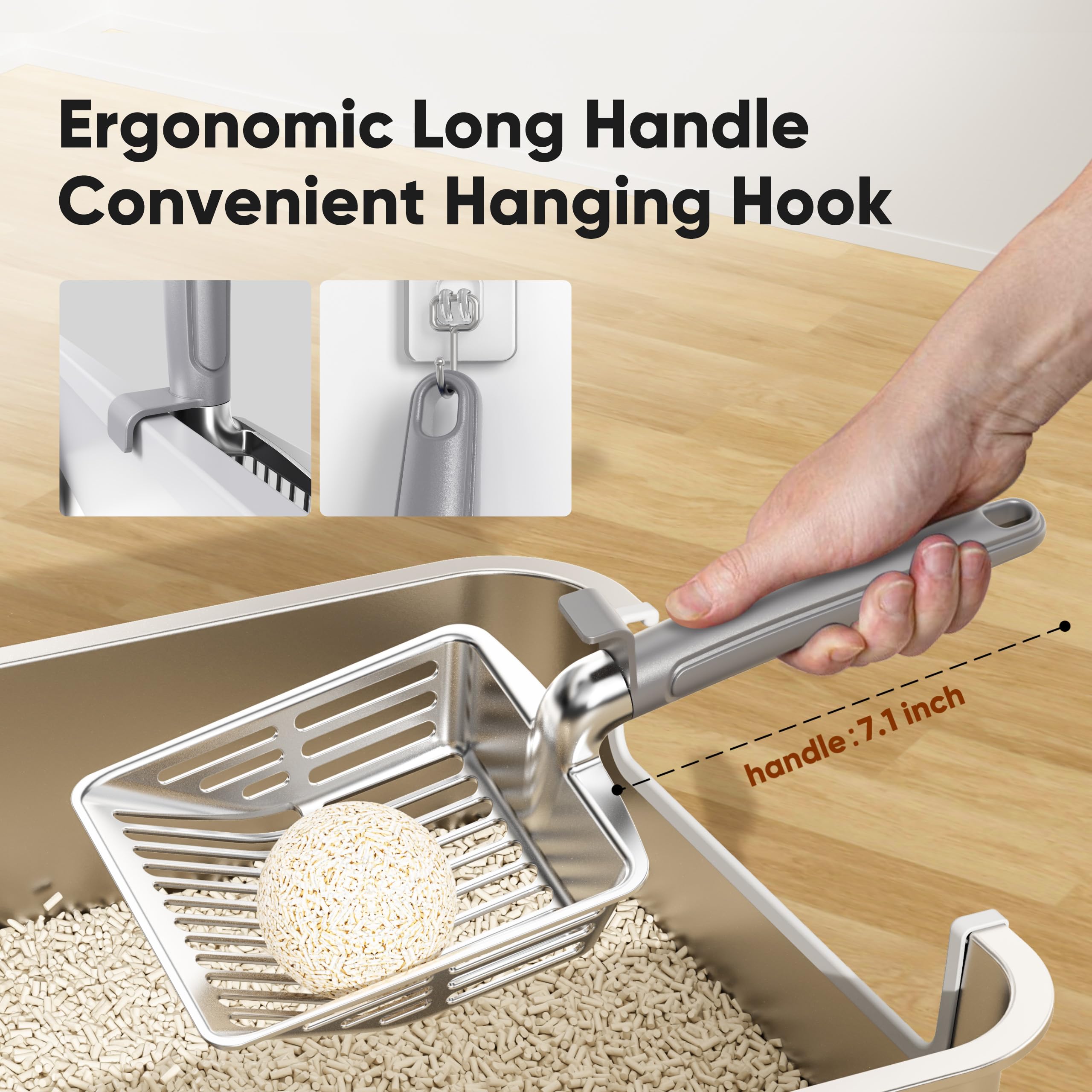 KooMooM crochet accroche-pelle pour rangement pratique.