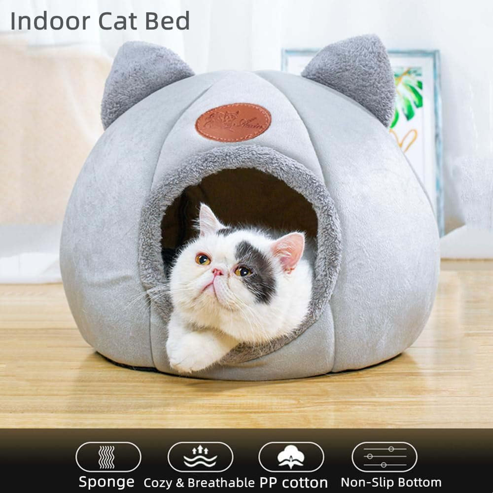 Nid chat KooTeedd rose, design doux et réconfortant