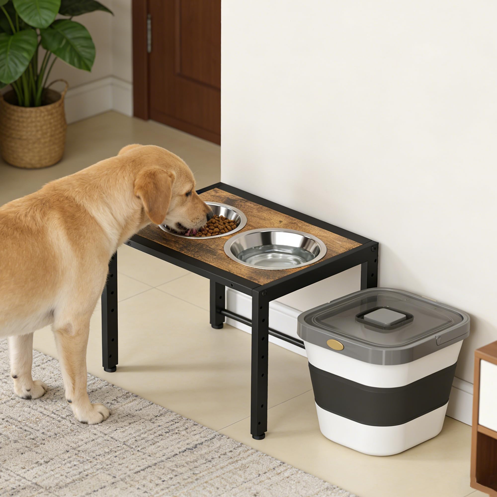koozuuyk conteneur nourriture chiens 15-18 lb, fermeture étanche.