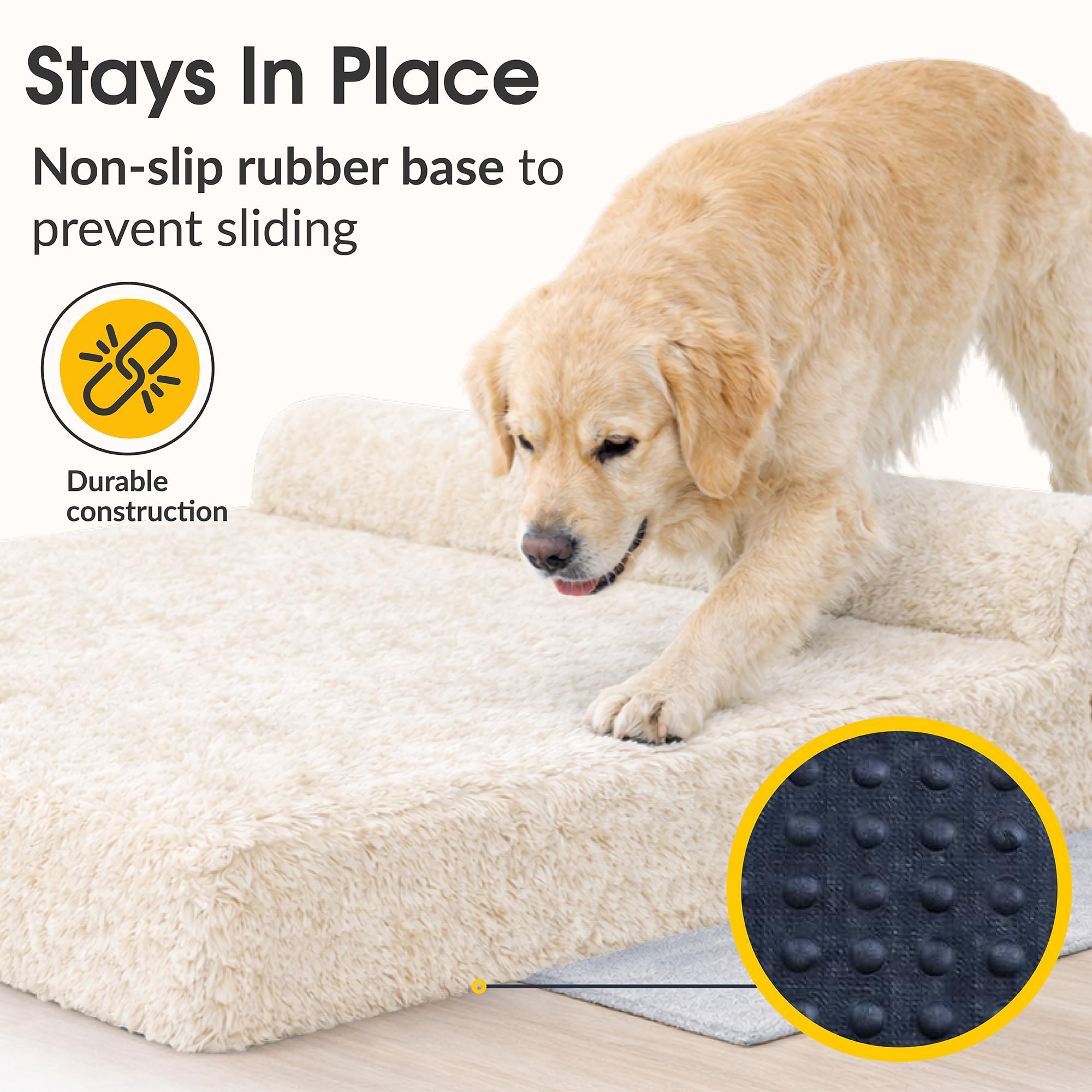 KOPEKS base ergonomique soutient articulation et mobilité des chiens âgés.