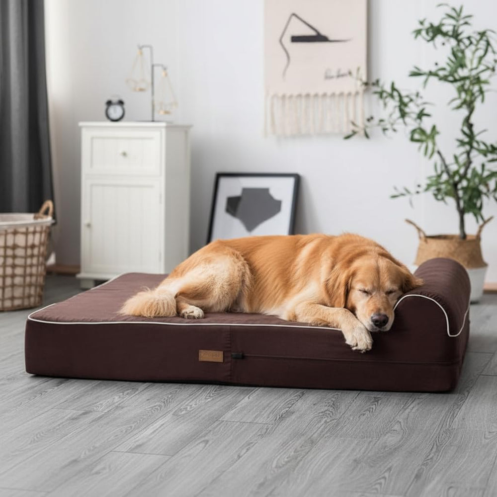KOPEKS lit-chien-tete-repose: oreiller intégré pour un maintien agréable.