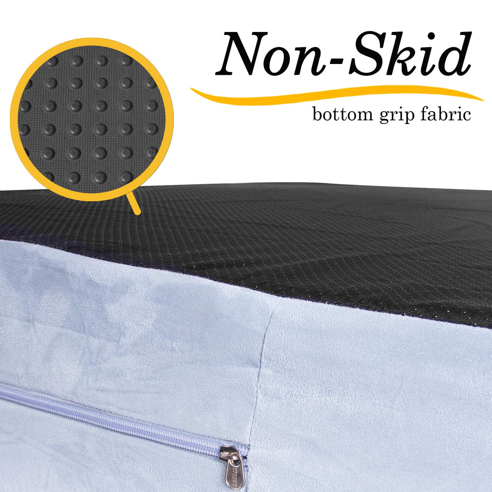 KOPEKS oreiller-lit-chien extragrand gris, confort durable pour les siestes quotidiennes.