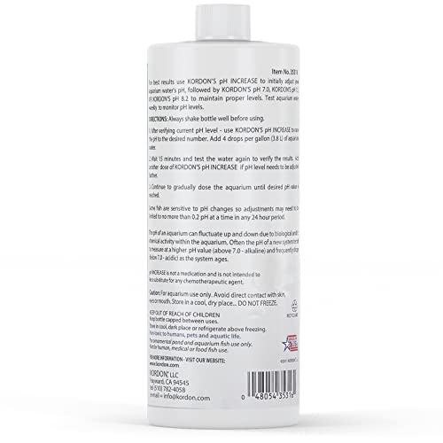 Kordon pH Increase Adjuster en action, pratique pour doser et équilibrer l’eau d’aquarium.