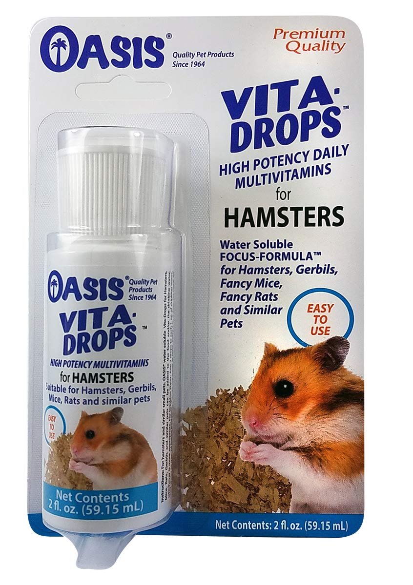 Gouttes Oasis de Kordon dans la bouteille, soutien potentiel pour hamsters.
