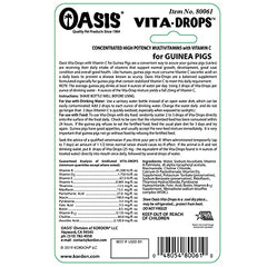 Gouttes orange OASIS Vita – incitent le cobaye à boire