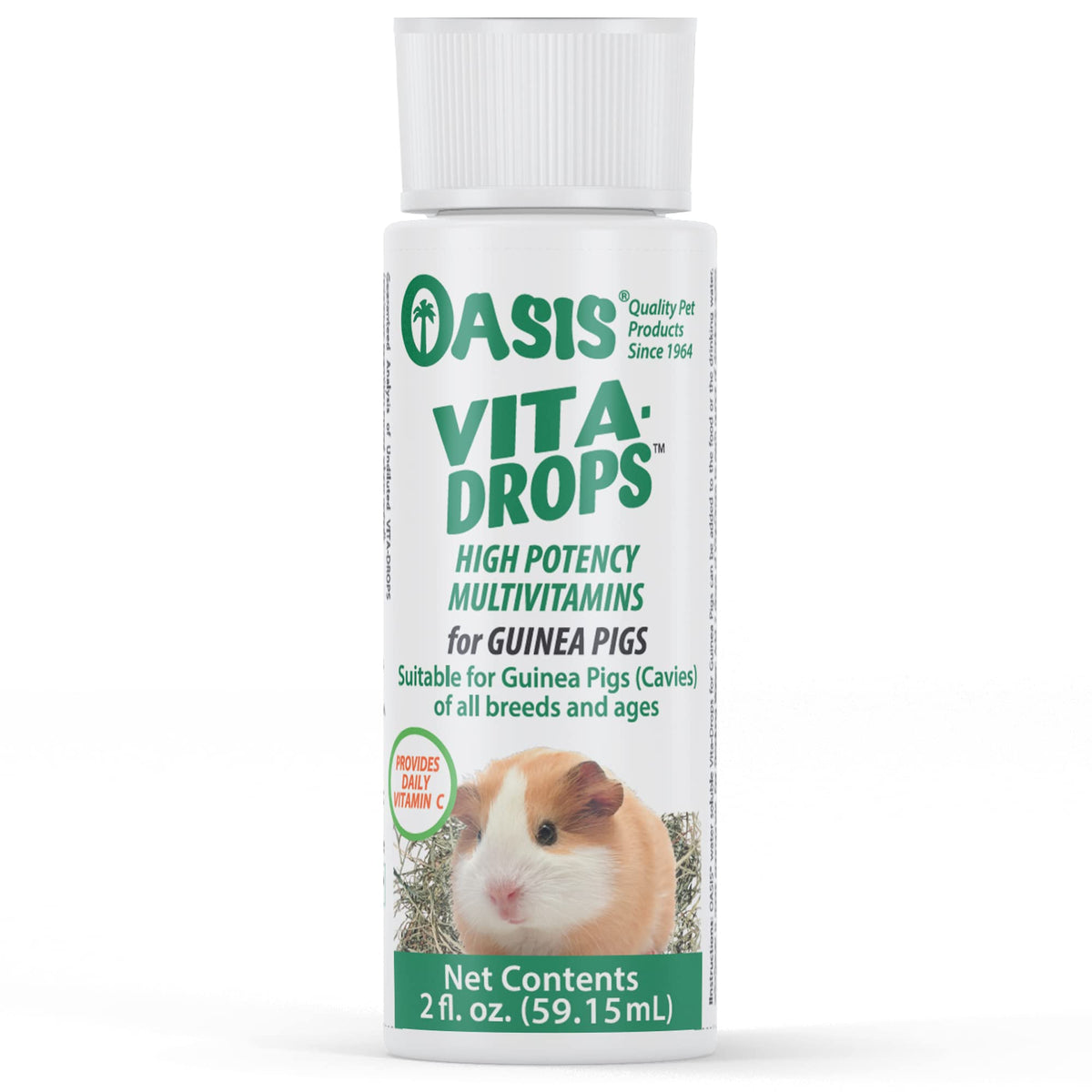 Gouttes OASIS Vita pour cobaye – flacon pratique et soutien quotidien