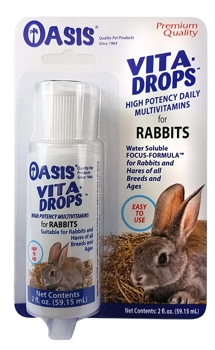 Bouteille Kordon Oasis Vita pour lapin, apport en vitamines.