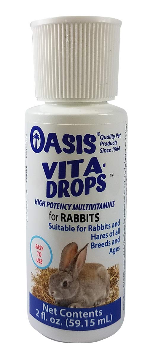 Oasis Vita dans l'eau du lapin, soutient le système immunitaire.