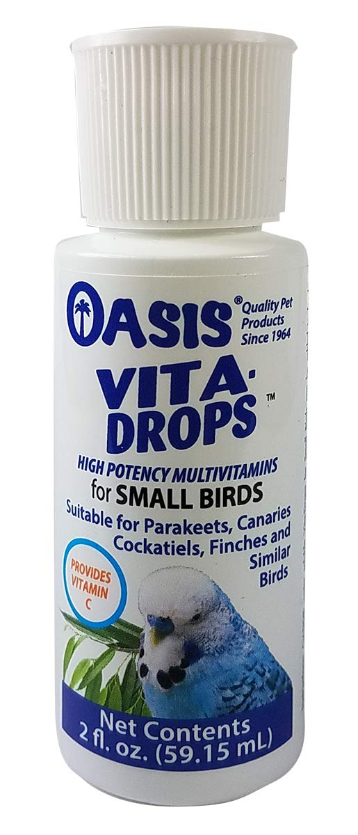 Goutte-dose Vita Drops utilisée pour l'alimentation quotidienne des oiseaux.