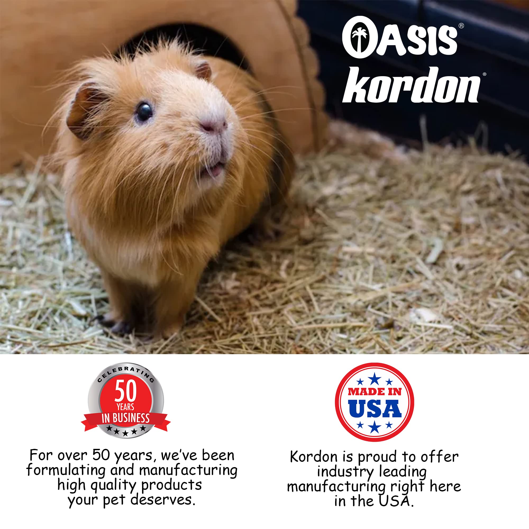 Kordon Oasis Vita-Drops: vitamine C pure pour cochon d'Inde au quotidien.