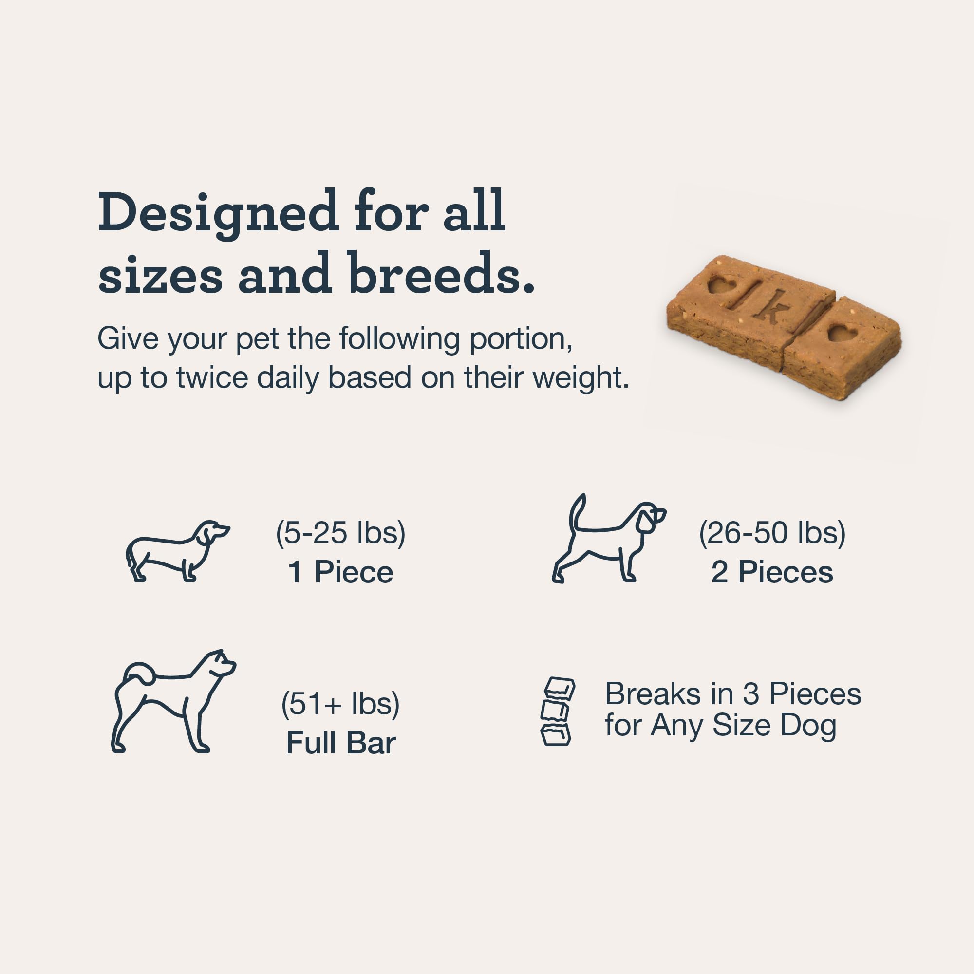 Format pratique pour les sorties quotidiennes et les voyages avec votre chien.