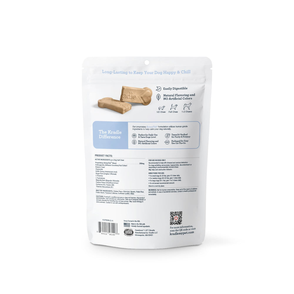 Kradle Chillers – ingrédients BotaniTek naturels et de qualité.
