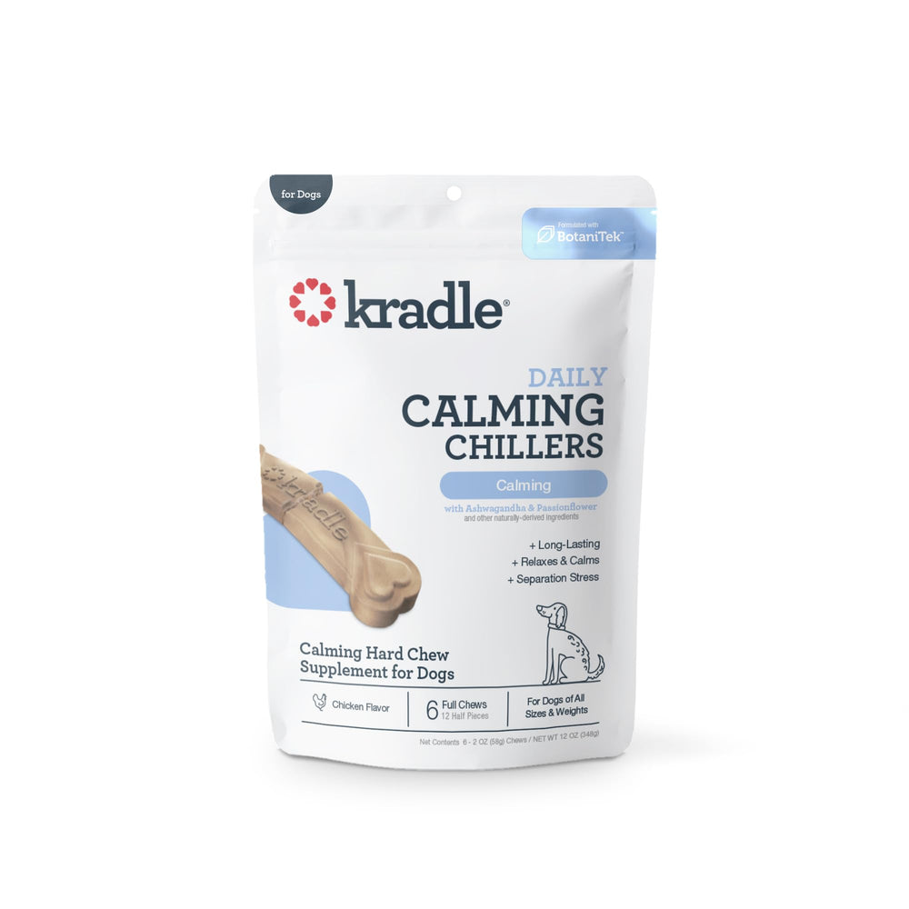 Kradle Chillers – os dur pour chien, friandise robuste pour mastiquer plus longtemps.