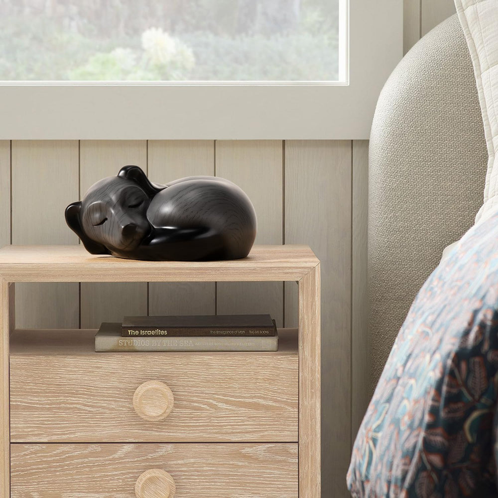 Kriss Art Urne chien dodo gris—design élégant pour accueillir les cendres en toute sécurité.