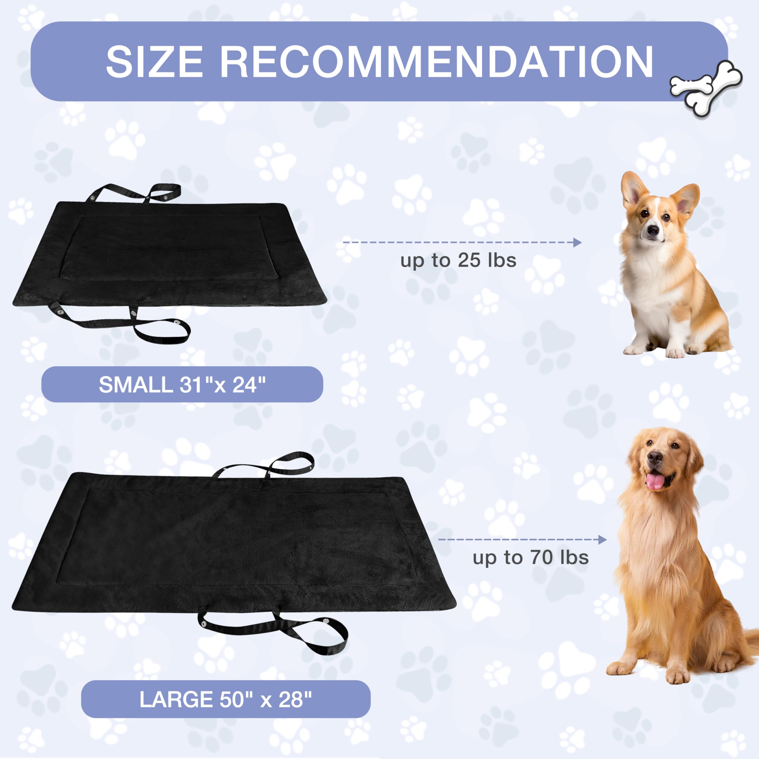 Kritter Planet tapis ideal-petits-moyens pour chiens et chats