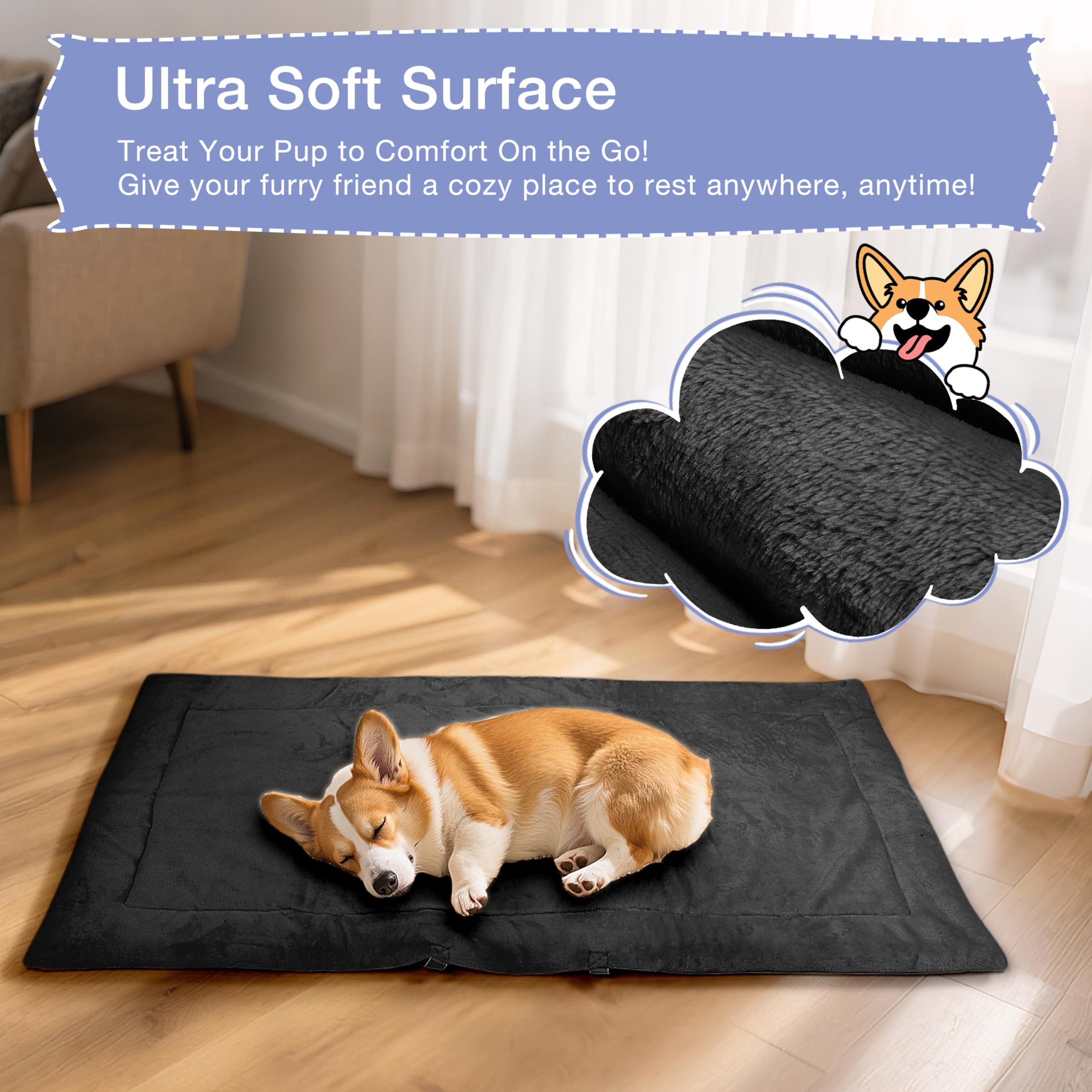 Kritter Planet tapis lavage-facile et durable pour sorties quotidiennes