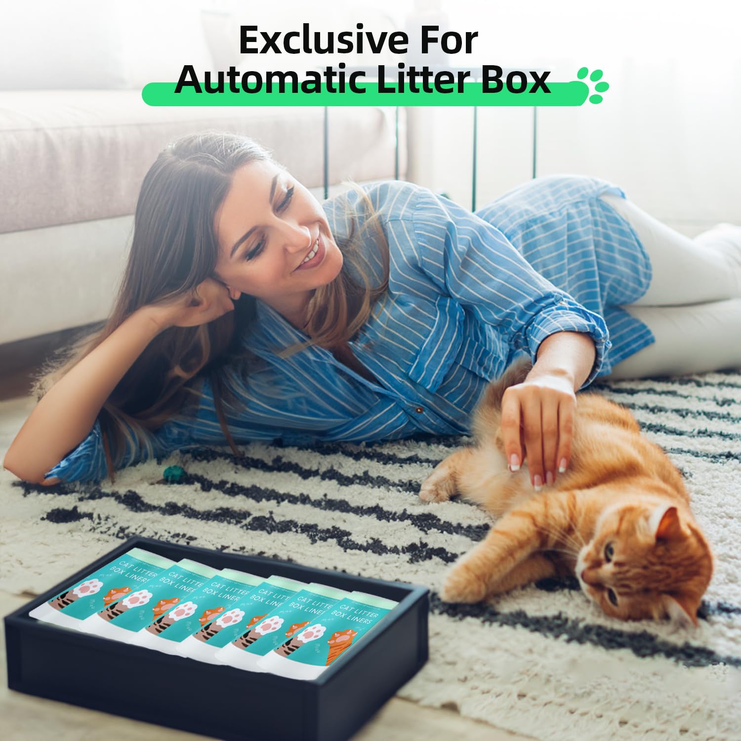 KropBom kit 45 doublures et souris chat, utile pour ménages multi-chats.