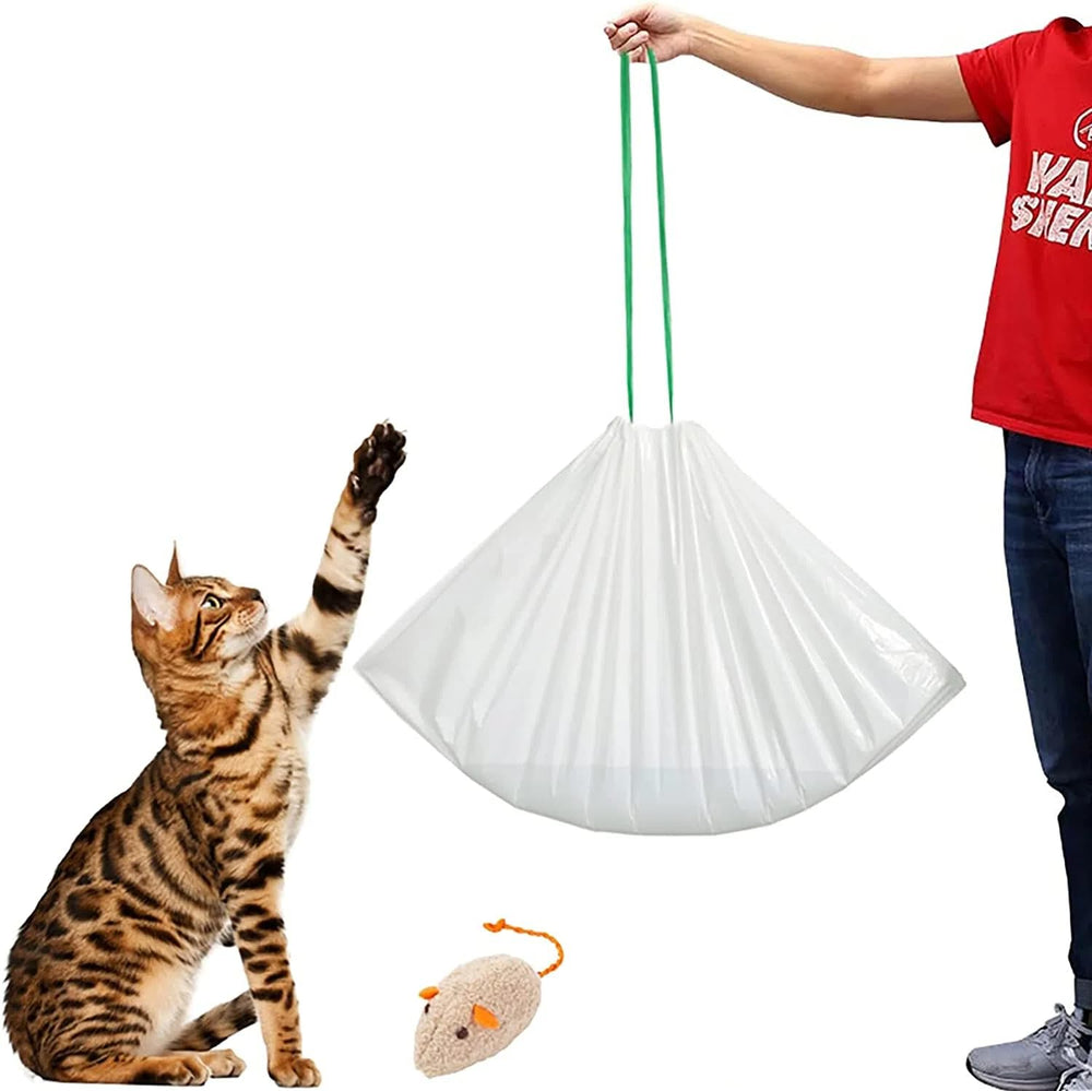 KropBom Sacs litière 36x16, taille adaptée pour votre bac à litière.