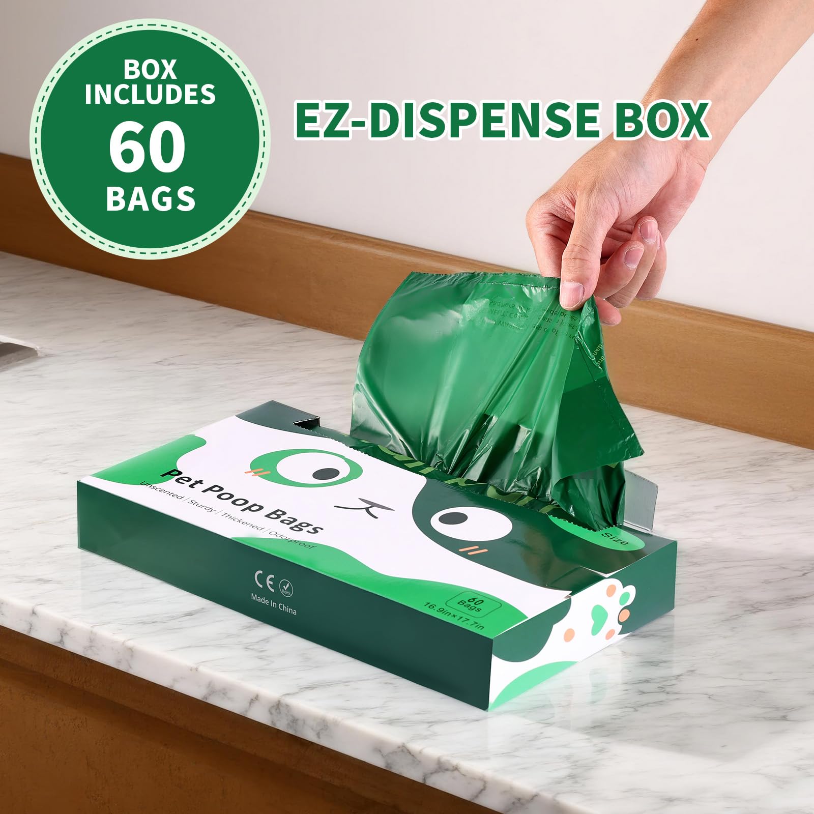 KropBom eco: 70% plastique recycle pour une option plus responsable.