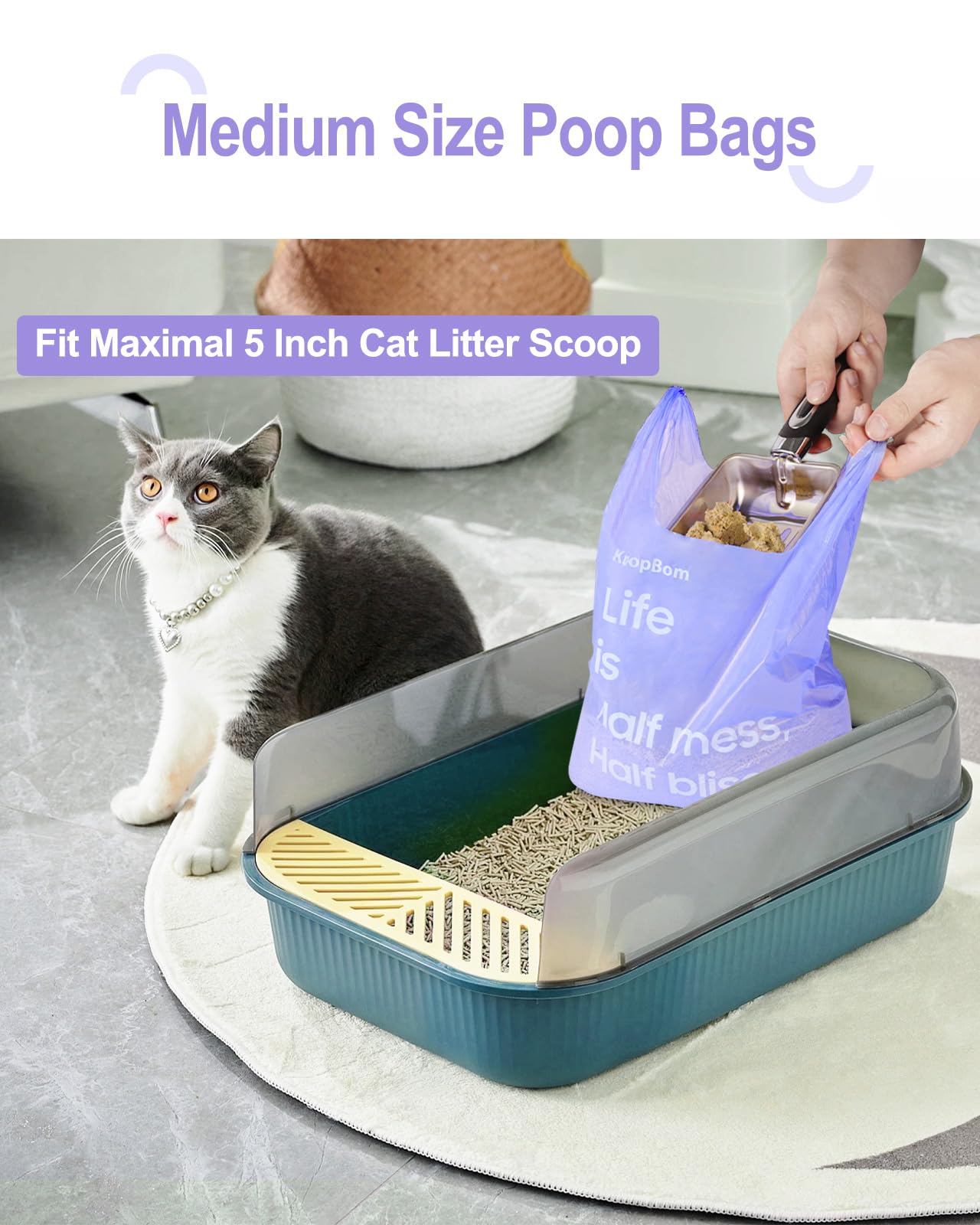 Sacs KropBom en plastique recyclé, option écologique.