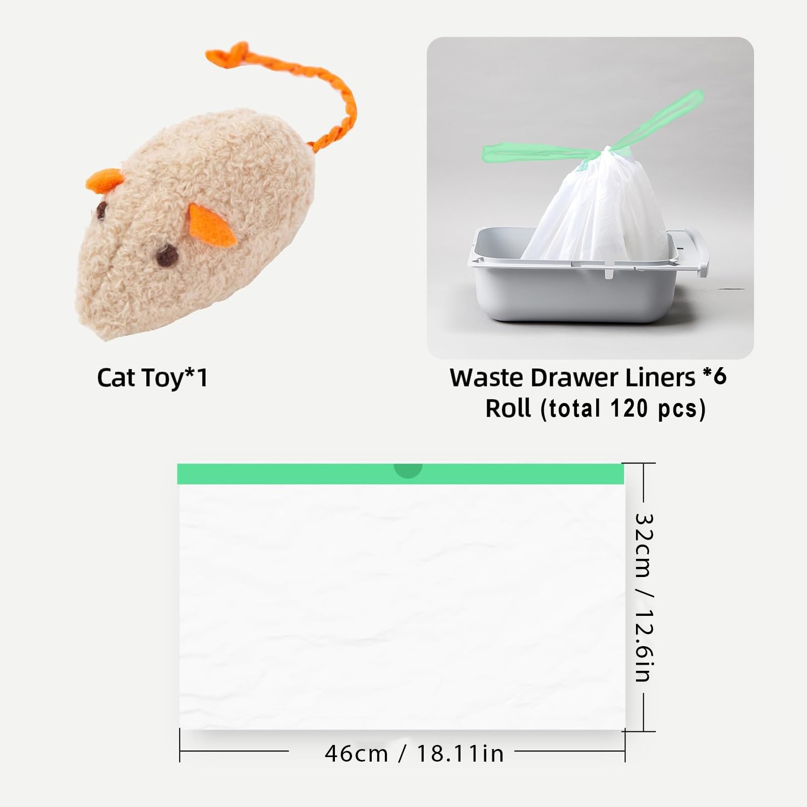 KropBom sacs litière auto, utilisation simple et efficace.