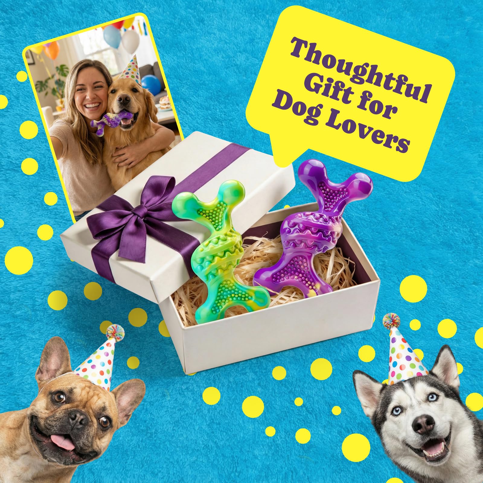 Cadeau de Noël idéal pour chiens moyens/grands avec Kseroo.