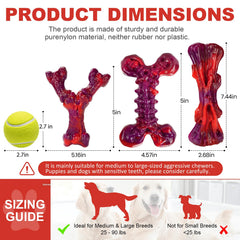 Jouet Kseroo indestructible design classique et durable pour chiens
