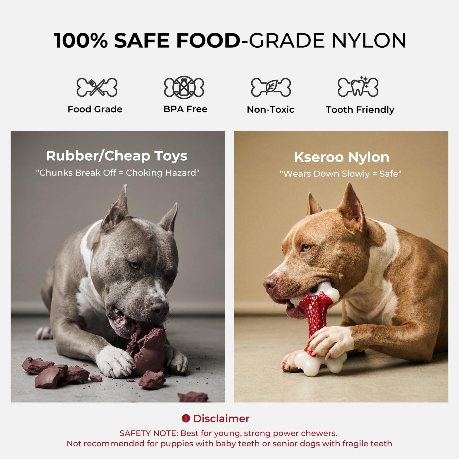 Kseroo taille adaptée pour chiens moyens à grands, sécurité et plaisir.