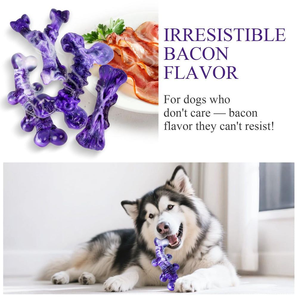 Jouet arôme bacon KSEROO X pour stimuler l'intérêt des chiens
